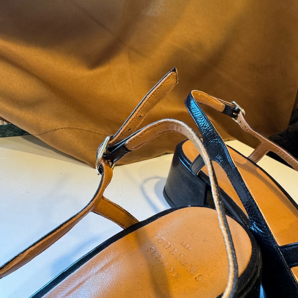 Sezane Paula Babies- Patent Black - Picture 7 of 9
